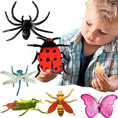 Realistic Insect Toys for Kids 6Pcs Mid Size Reptile Bug Animal Figure Toy