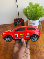 Red-Remote Control Sports Racing Car - RC Super Speed Car World High Performance Roadster 1:24 scale with USB Charging