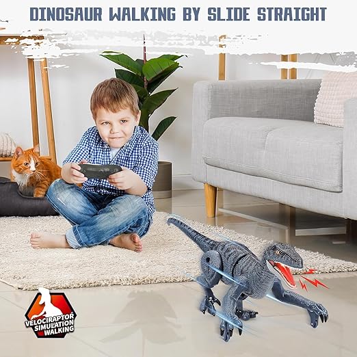 Remote Control Smoke Dinosaur Toy