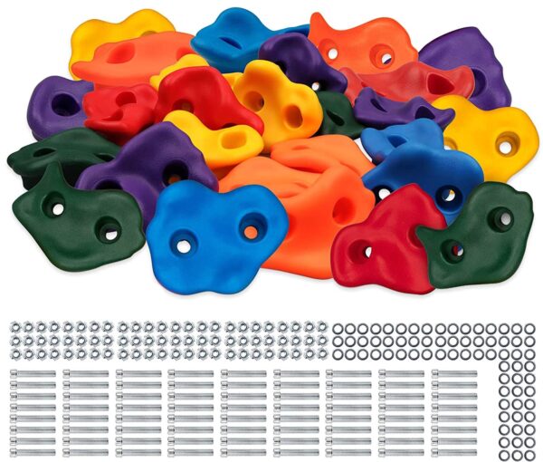 Rock Climbing Holds Play for Kids, Adult Wall Climbing Stone - Any 1 piece