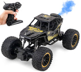 Rock Crawler Rock car Remote Control car,Smoke car 1:16 Scale,Metal car - Monster Truck Rock Crawler Climbing, Easy to Run car, Smoke car Spray car