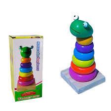 SEVEN COLOR ANIMAL TOWER RINGSET - pack of any 1