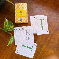 Sabas Flier - Alphabetic Playing Cards - ABCE Card Game