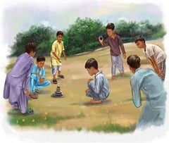 Seven Stones with ball