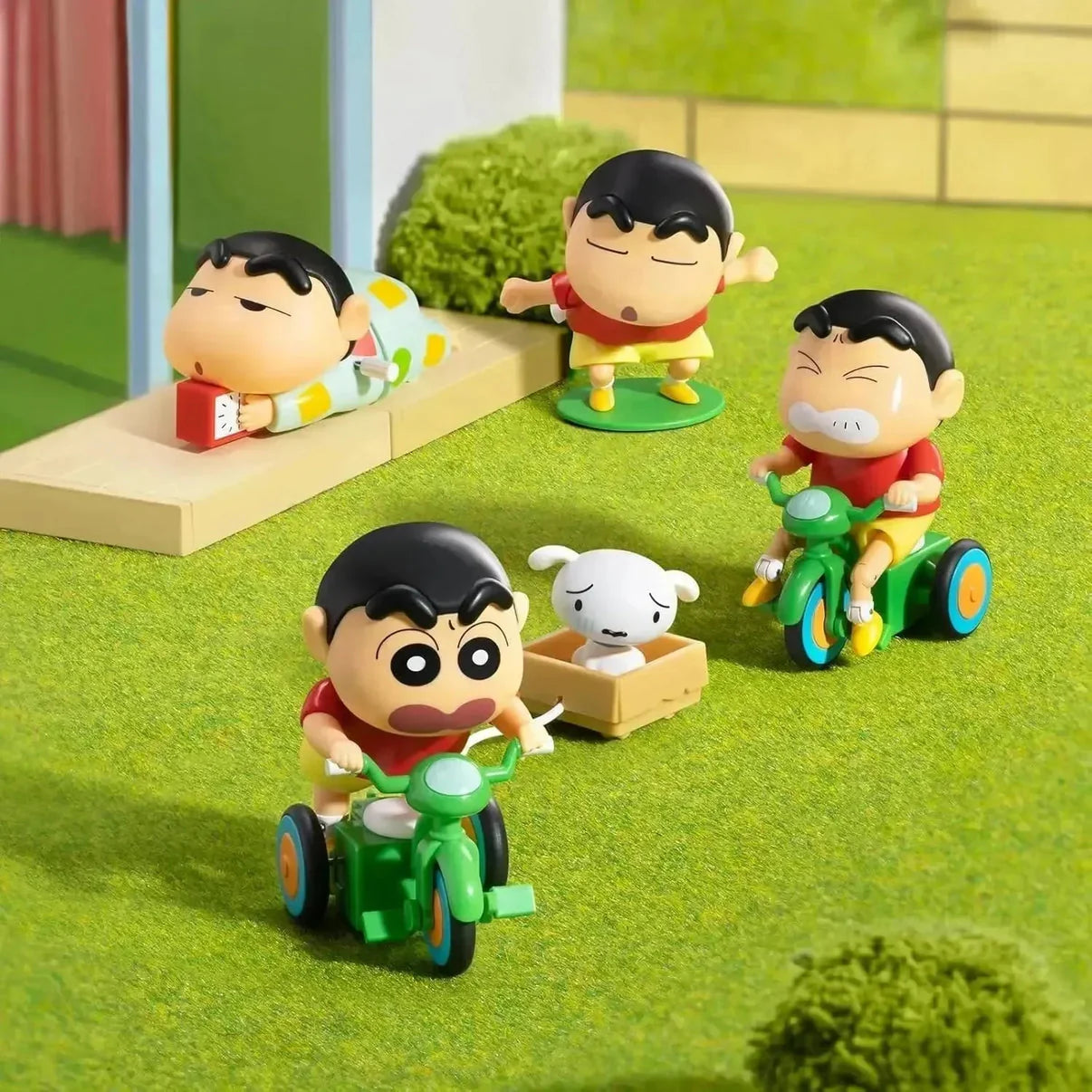 Shinchan Cycle windup Moving Toy- Any 1