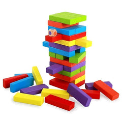 Small -colourful 48 Piece Zenga Toy Zinga
