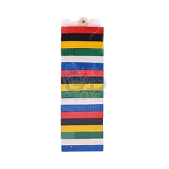 Small -colourful 48 Piece Zenga Toy Zinga