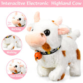 Soft Cow with music Moving Toy - walking Cow with bell - Any 1