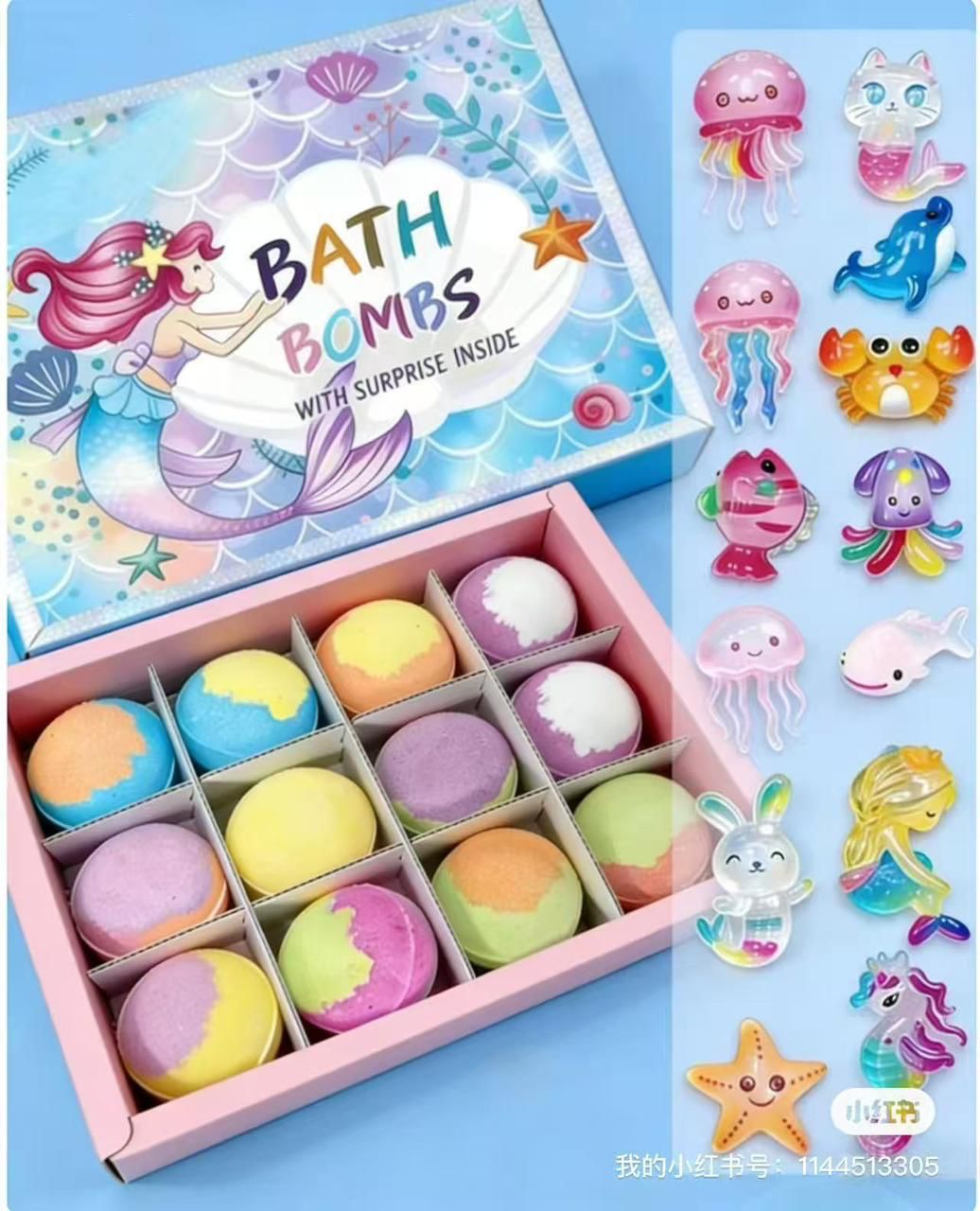 Surprise Toy Organic Bath Bombs for Kids-Pre Booking Only