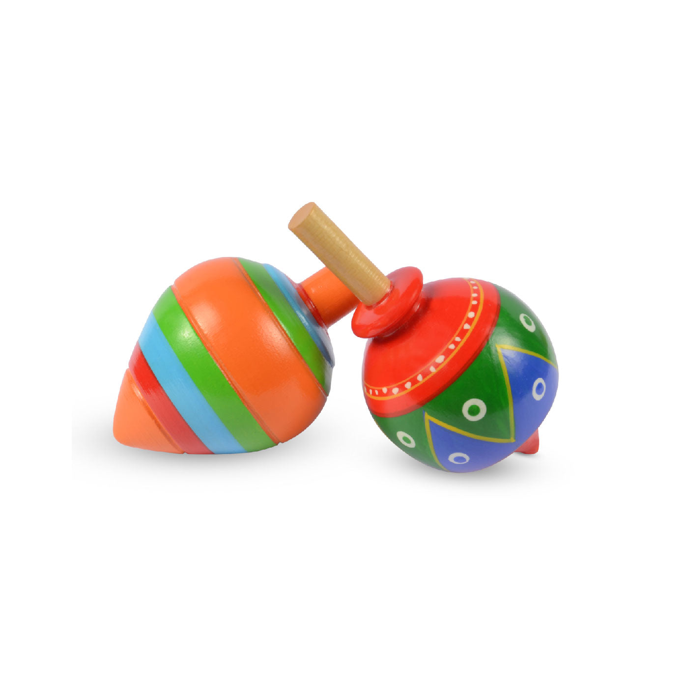 Wooden Pot Theme Finger Spin Top -1 Piece pambaram