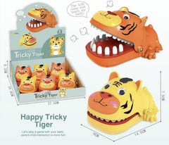 Tricky Cow Finger Biting Game Push Teeth Biting Toy - Safe Cute Portable Funny Gift for Children