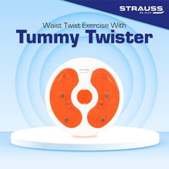 Tummy Twister - Abs Roller & Shaper for Women & Men Exercise Machine with Non-Slip Surface