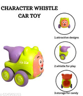 Unbreakable Carnival Clowns Friction Car With Whistle - Any 1
