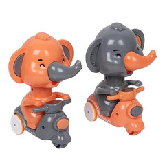 Unbreakable Elephant Press and Go Friction Toy for Kids