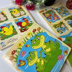 Layered Life cycle Puzzle Book STORY PUZZLE