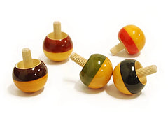 Upside down Wooden Magic top Spinner - pack of 1