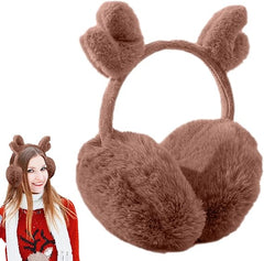 Very Soft Heart Shape Ear Muff - Any 1 Random colour