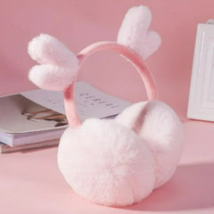 Very Soft Heart Shape Ear Muff - Any 1 Random colour