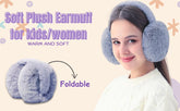 Very Soft Plush Winter Foldable Earmuff For Kids and Women -Any 1 piecs