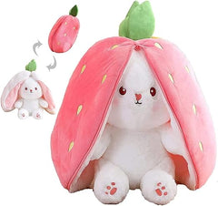 Very Soft and Unique Riversible Zipper Bunny Soft Toy for Kids and Babies Playing - 25cm Any 1 piece