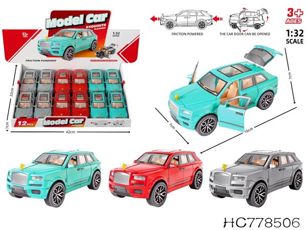 Vintage Rolls Royce Car Toy SUV Pull Back Toy Car Showpiece-Any 1