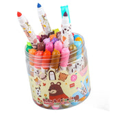 Washable Water Colour Pens,Colour Sketch Pens Set for Kids, Cute Art Supplies (24 Pieces)