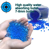 Water-Absorbent Orby Gel Balls 7-8mm - 500 pieces Blue Hydrogel Bullets