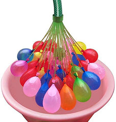 Self sealing    Water Balloons, Latex Water Balloon, Easy To Fill and Tie (37 in Each Bundle, 111 in a Pack of 3 Bundles)