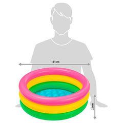 Wet Set Collection Inflatable Baby swimming Pool | 61 cm x 22 cm