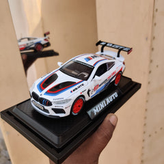 White Mercedes BMW -AMG GT3 1:32 scale die-cast model