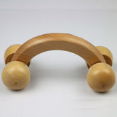 White Wooden unspiked Massager