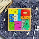 Wooden 3D Cognitive Puzzle Board - Number