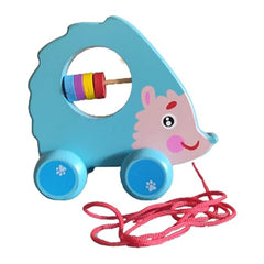 Wooden Baby Fish fry Pull along