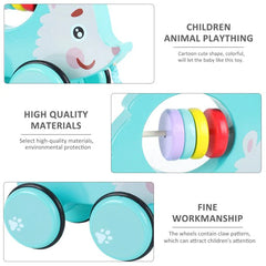 Wooden Baby Fish fry Pull along