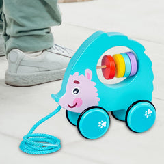 Wooden Baby Fish fry Pull along