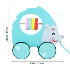 Wooden Baby Fish fry Pull along