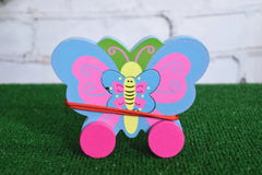 Wooden Baby Inside Pull Along - Butterfly