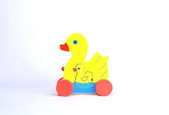Wooden Baby Inside Pull Along - Duck