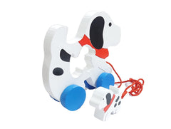 Wooden Baby Inside Pull Along - Puppy Dog