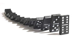 Wooden Dominos Game - 28 Blocks Play Set Domino