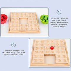 Wooden Fight Against the Quartet Game - Logical Thinking & Interactive