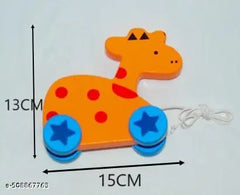 Wooden Giraffe Pull along