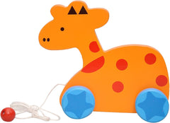 Wooden Giraffe Pull along
