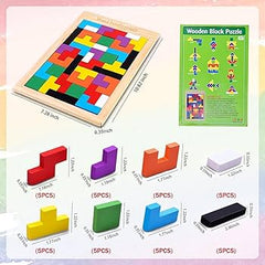 Wooden Intelligence Russian Blocks Puzzle - tanagram