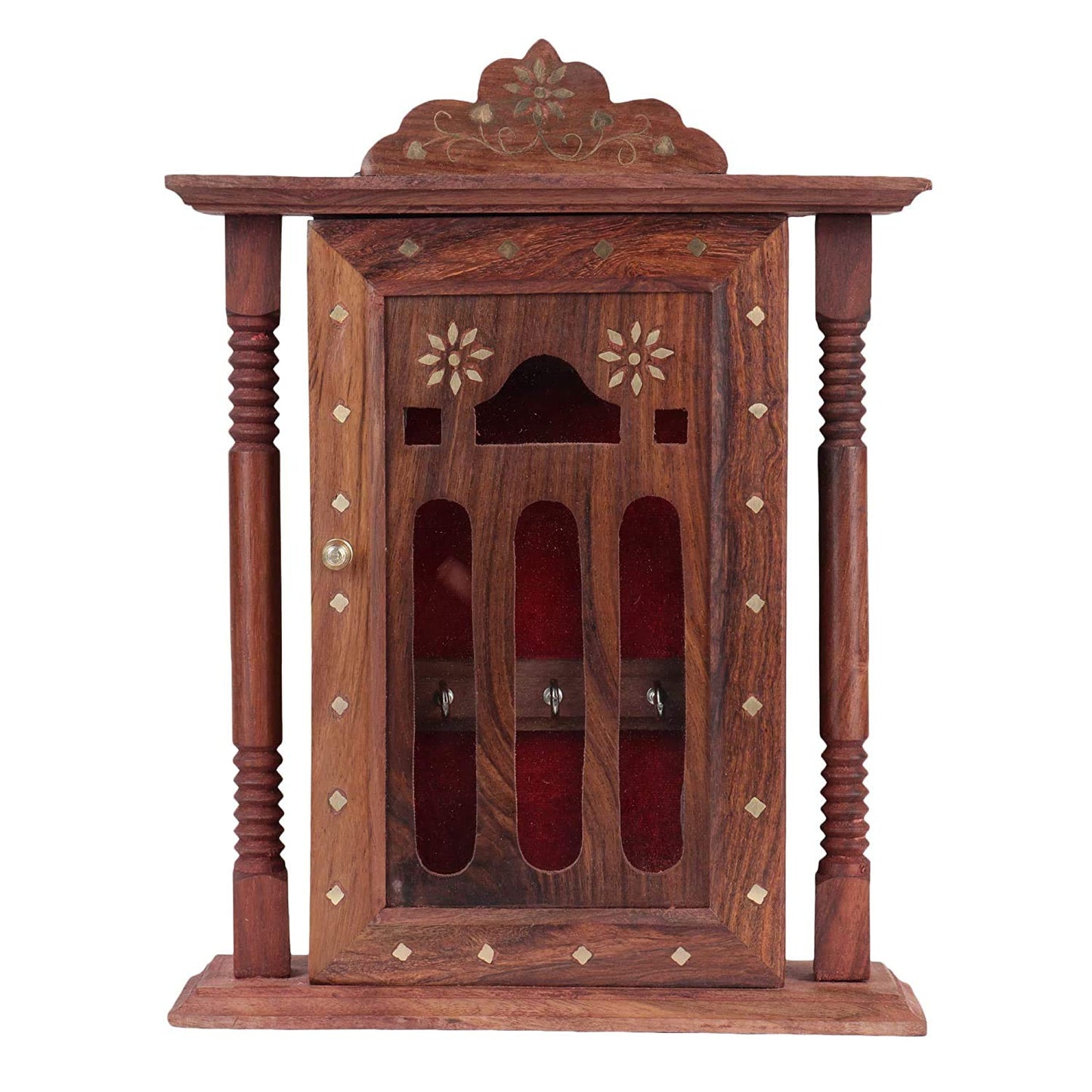 Wooden Key Holder-Pillar Design