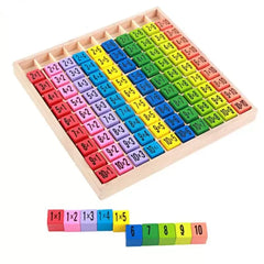 Wooden Maths Multiplication Table 10*10 puzzle