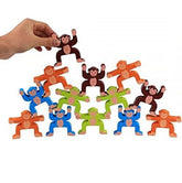 Wooden Monkey Balancing stacker Game