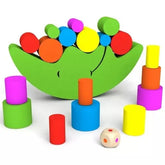 Wooden Moon Balancing Game