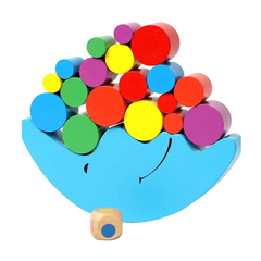 Wooden Moon Balancing Game