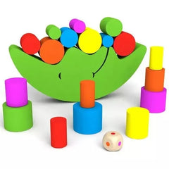 Wooden Moon Balancing Game